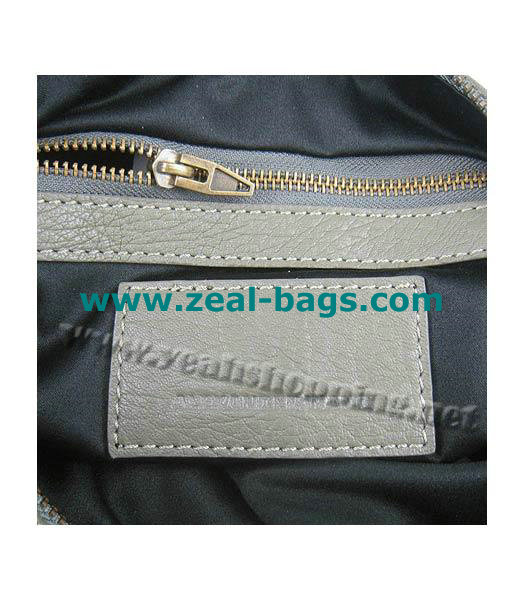 AAA Replica Alexander Wang Max Fanny Pack Bag Silver Grey Lambskin Golden Metal